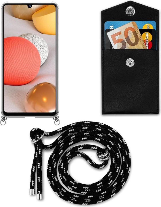 Produktbild Cadorabo TPU Handy Kette SILBER Cover