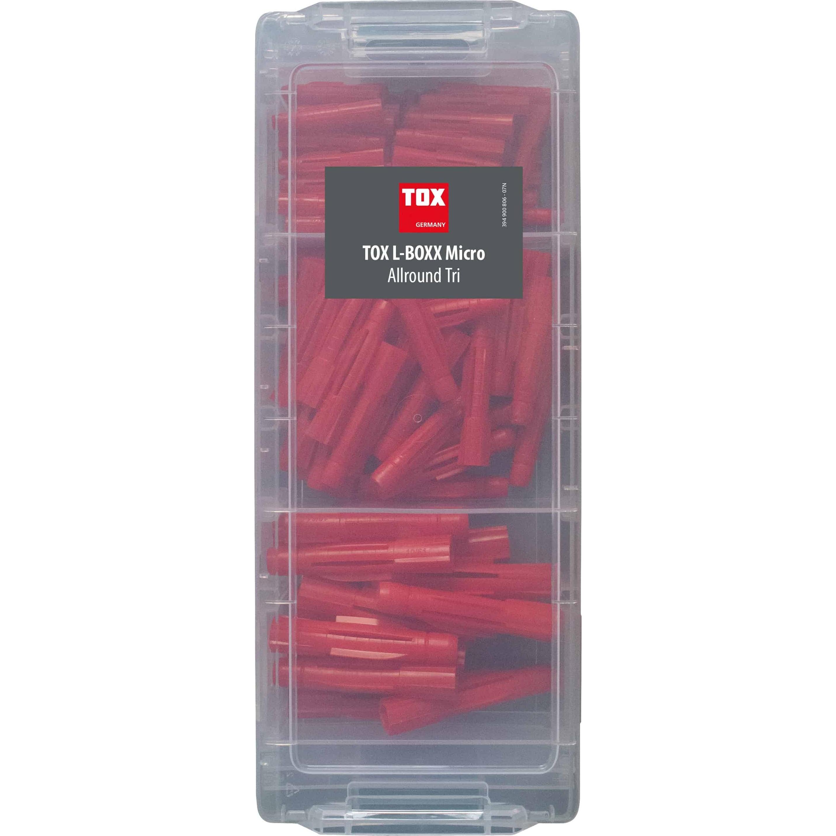 Tox, Dübel, L-Boxx Micro Allround TriSortiment (95 Stk.) (1 Stk.)