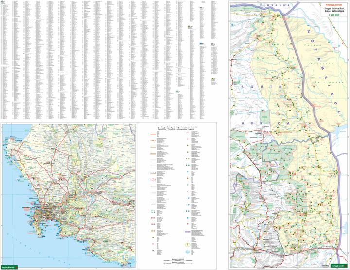 Immagine prodotto Sudafrica, carta stradale, 1:1.500.000, freytag & berndt