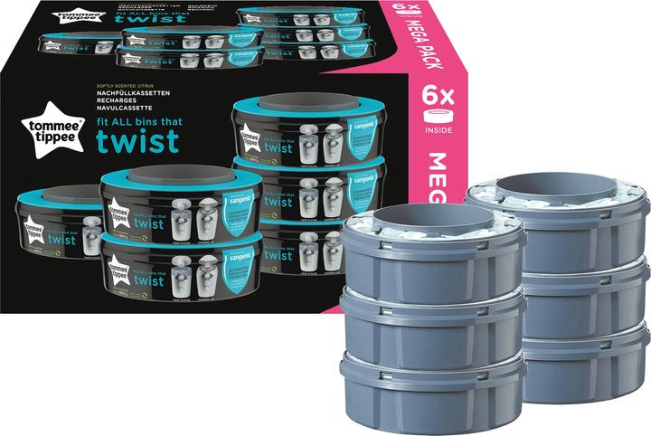 Productafbeelding Sangenic Twist & Click Nachfüllkassetten (6 x)