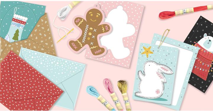 Actual product image Ursus Embroidery card set "Christmas (22 pcs.)