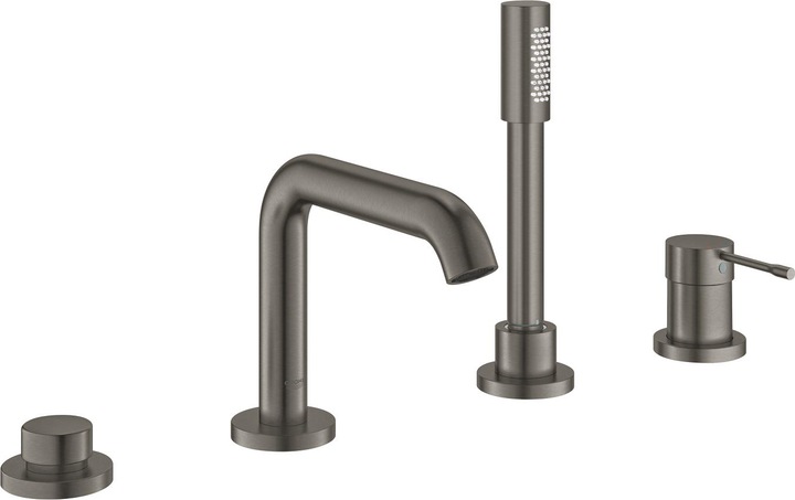 Produktbild Grohe 4L-EH-Wannenkombi ESSENCE hard graphite gebürstet