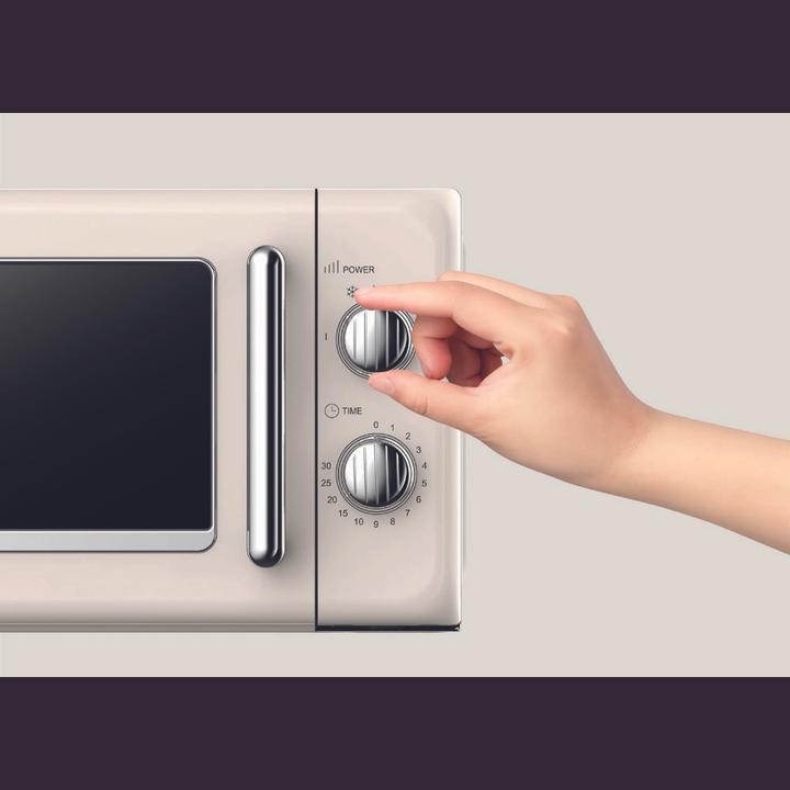 Produktbild Silva MW-R 25.3 beige Mikrowelle, 700 W, 20 L, Retro (20 l)