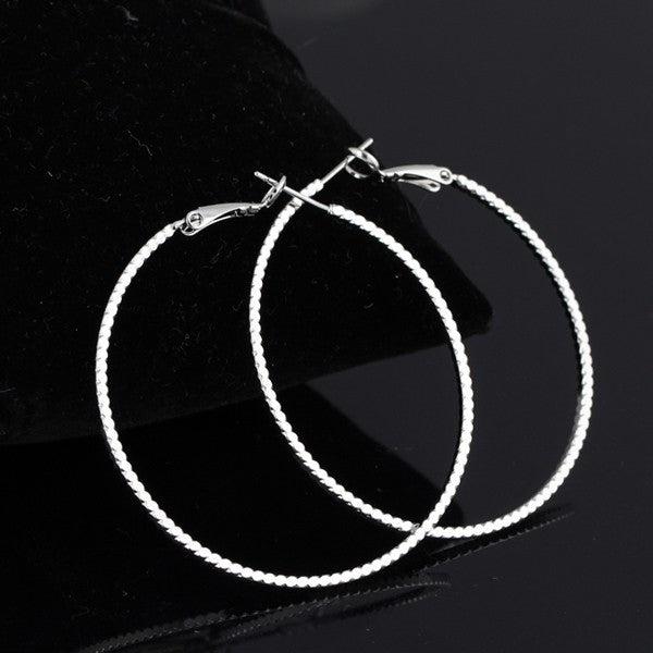 Immagine prodotto Hermex Orecchini LUXURY placcati in oro - Platino (Lega di rame)