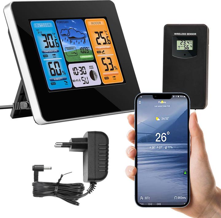 Actual product image Casativo WLAN wireless weather station