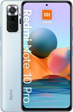 Produktbild Xiaomi Redmi Note 10 Pro (128 GB, Glacier Blue, 6.67", Dual SIM, 4G)