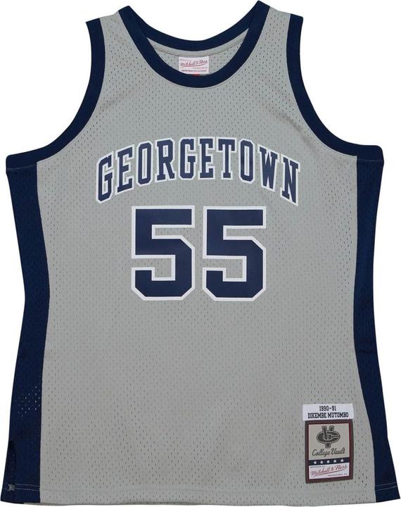 Actual product image Mitchell & Ness Dikembe Mutombo Georgetown University Swingman Jersey (S)