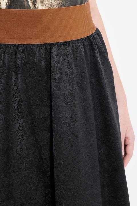 Image du produit Ulla Popken Jupe maxi traditionnelle. Tissu jacquard, poches et taille élastique (42, 44)