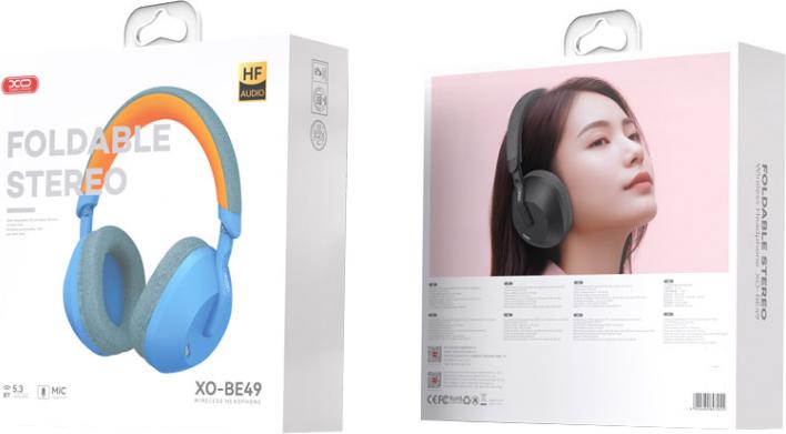 Actual product image xO Bluetooth headphones BE49 blue (ANC, Wireless)