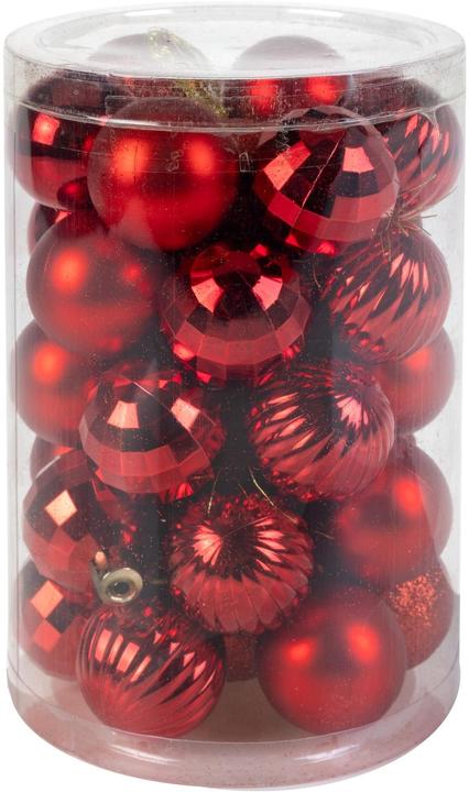 Produktbild Cocon Weihnachtskugel 34 Stück, Rot (34 -teilig)