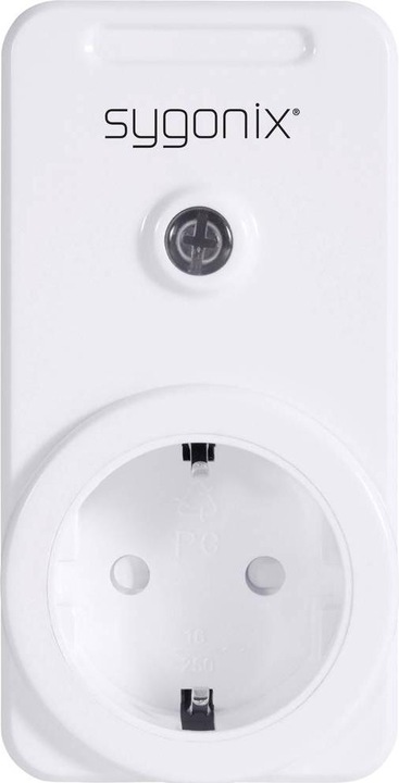 Actual product image Sygonix RS2W Radio-controlled socket outlet Adapter plug Switching capacity (max.) 3500 W Range max. (in