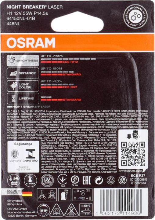 Immagine prodotto Osram Rompighiaccio laser (H1)