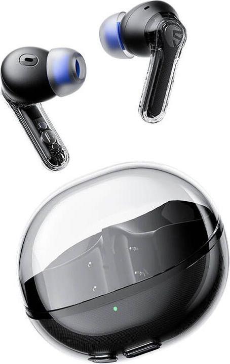 Actual product image Soundpeats Earphones Clear (black) (ANC, 40 h, Wireless)