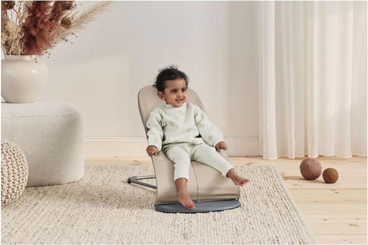 Productafbeelding BabyBjörn Zachte rocker, geweven kaki/beige