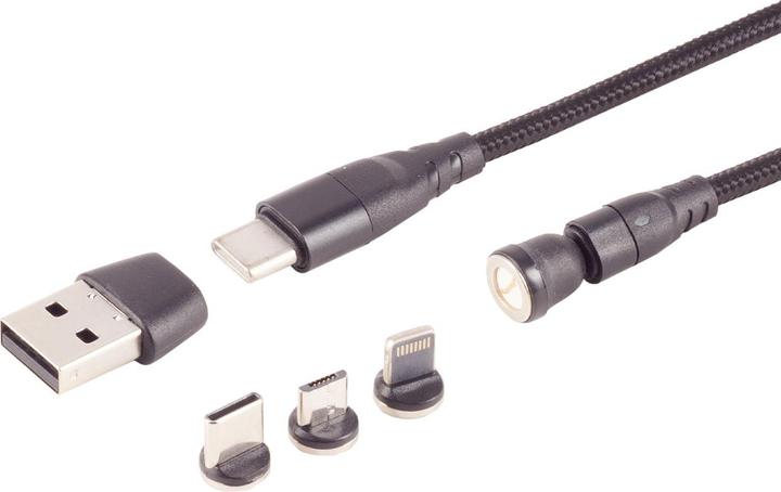 Image du produit Shiverpeaks Câble magnétique 6en1 (2 m, USB 2.0, 60 W)