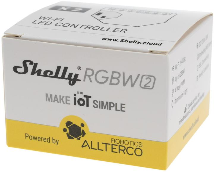 Actual product image Shelly RGBW2 (Dimming actuator)