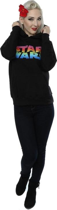 Immagine prodotto Star Wars Rainbow Logo Felpa con Cappuccio Donna (XS)