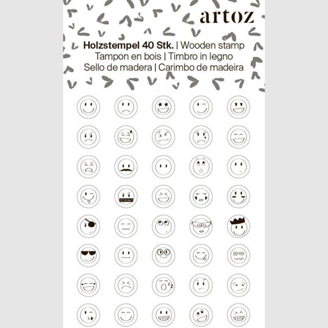Produktbild Artoz Stempelset Smiley