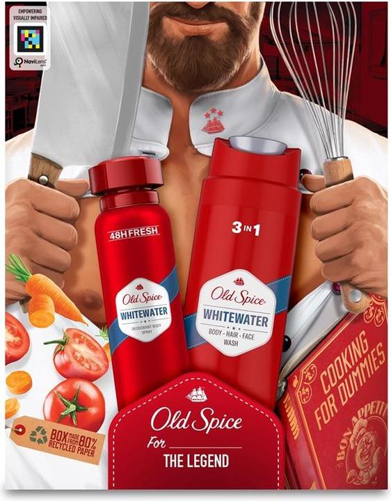 Actual product image Old Spice Set Whitewater (Spray, 400 ml)