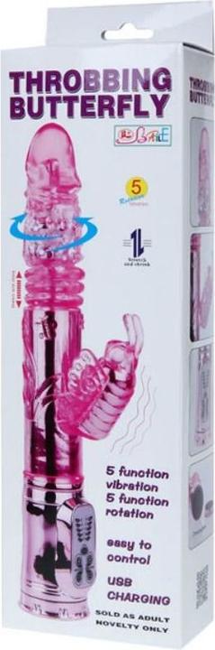 Actual product image Baile Rabbit Vibrator "Throbbing Butterfly
