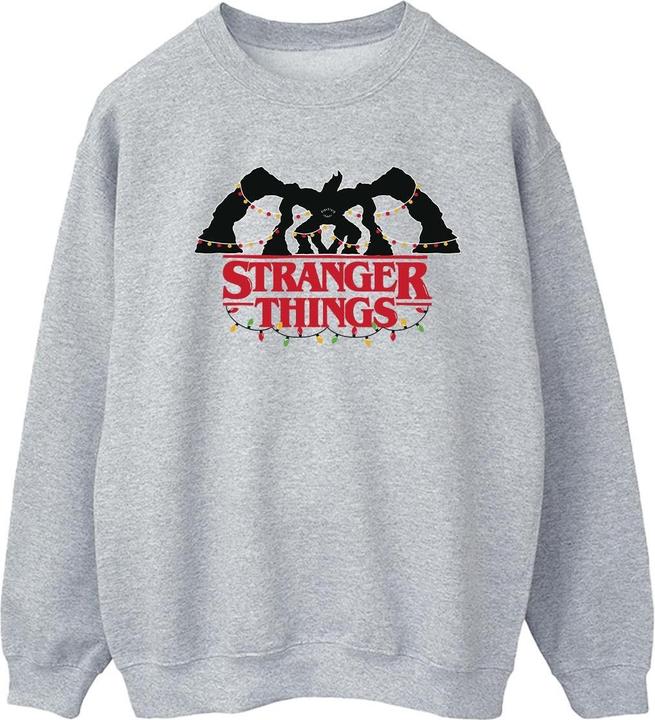 Produktbild Netflix Stranger Things Demogorgon Christmas Lights Sweatshirt (M)