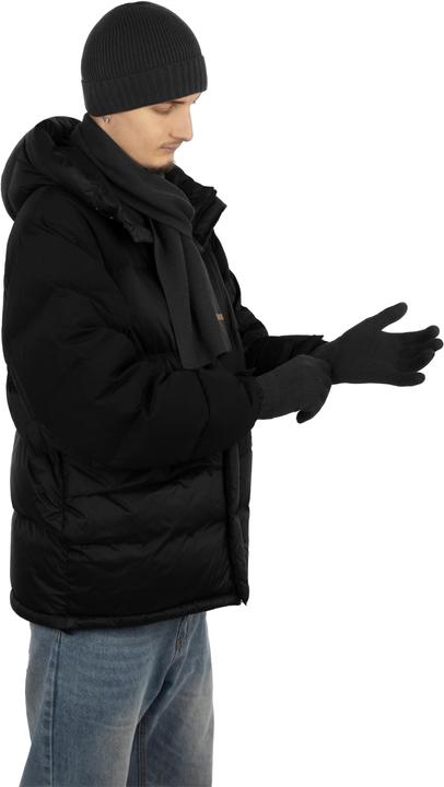 Actual product image Normani Merino gloves smooth knitted - 9627 (One size)