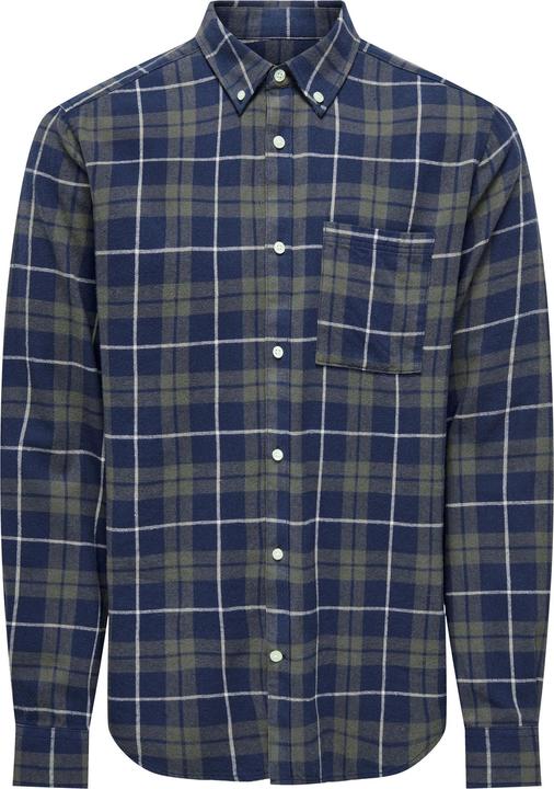 Produktbild Only & Sons Onsral Ls Slim Check Shirt (L)