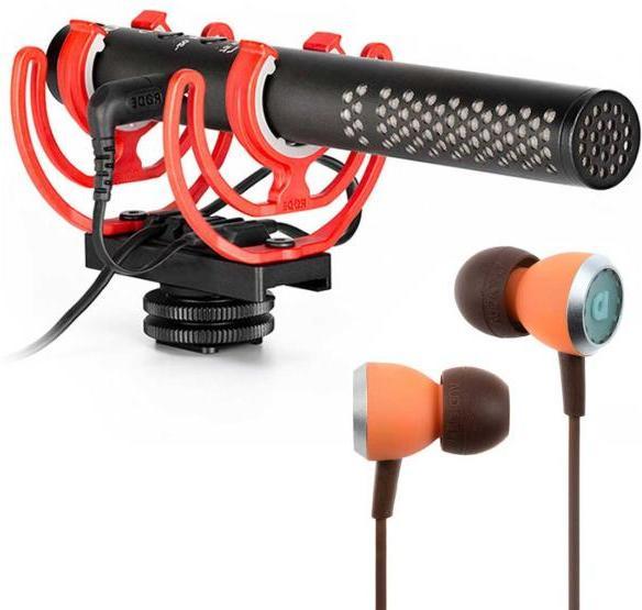 USB-Kabel, Schaumstoff-Windschutz, Anschlusskabel SC10, Rode Videomic NTG SM7-R Halterung, Audiofly Premium InEar-Ohrhörer