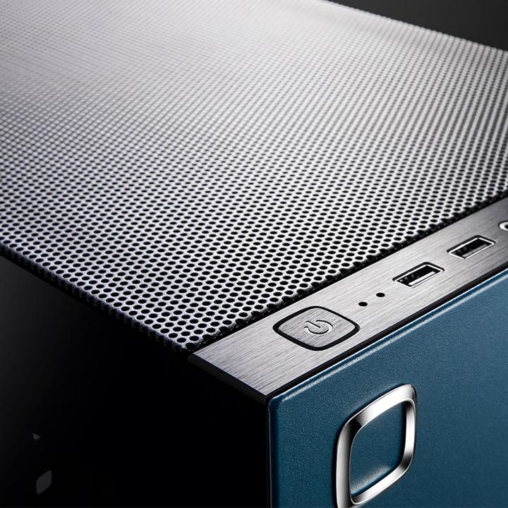 Actual product image Geometric Future Future M8 Celluloid Mid tower Pc behuizing, verticaal luchtkanaalontwerp, USB 3.1 type C, GEO-M8-CEL (mATX, Mini-ITX, ATX, E-ATX)