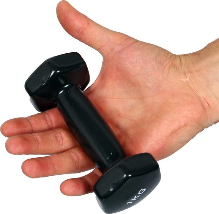 Actual product image Tanga Sports ® Vinyl Fausthantel (1 x 1 kg)