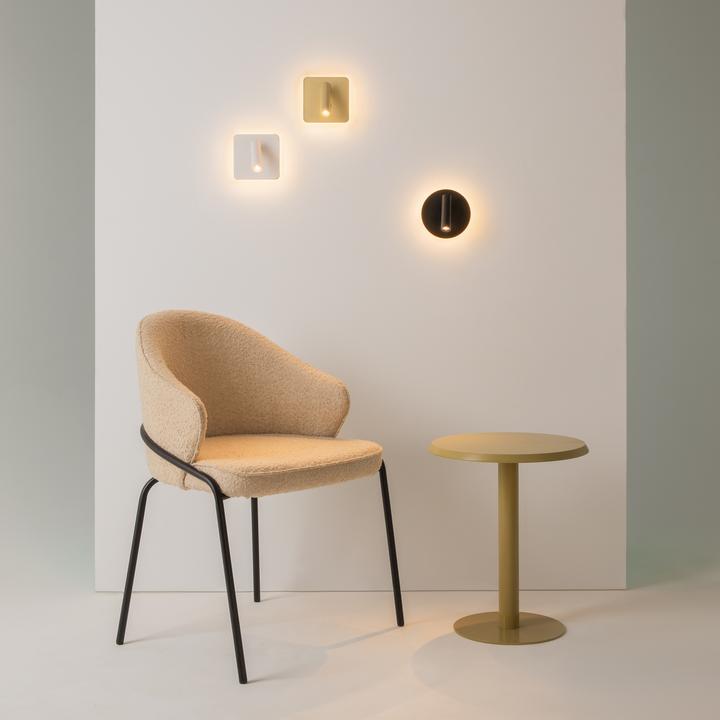 Produktbild Maytoni Ios 176 LED Wandleuchte 9W drehbar, schwenkbar Matt-Gold Warmweiss (550 lm)