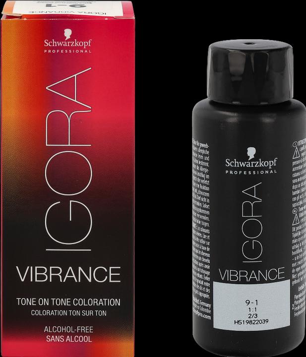Image du produit Schwarzkopf Professional Teinture pour cheveux IGORA Vibrance NOUVEAU (9-1 Extra Light Blonde Cendré Cendré)