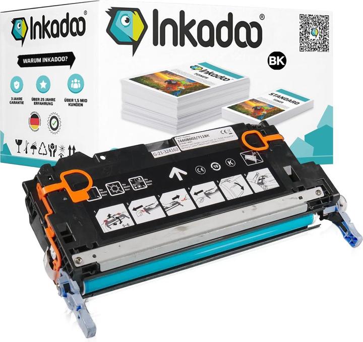 Produktbild Inkadoo Toner kompatibel zu HP Q6470A / 501A Toner, schwarz Schwarz (BK)