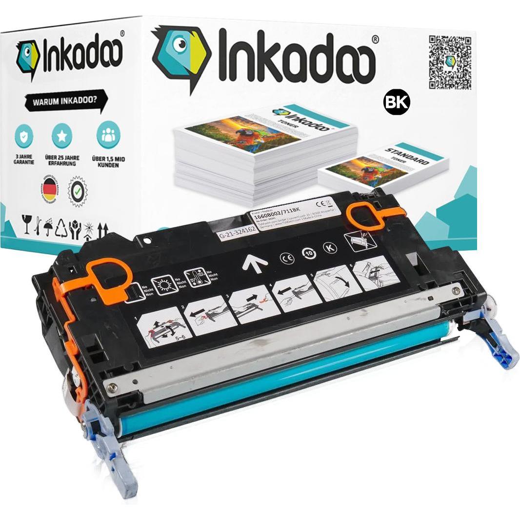 Inkadoo, Toner, Toner kompatibel zu HP Q6460A / 644A Toner, schwarz Schwarz (BK)