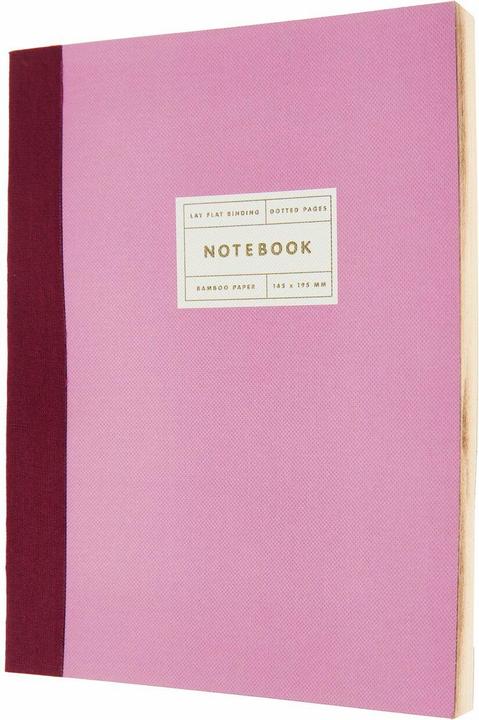 Actual product image Rico Design Notizbuch S A4, Dot, Berry, Produkttyp: Notizheft/-buch (A4, Dotted, Hardcover)