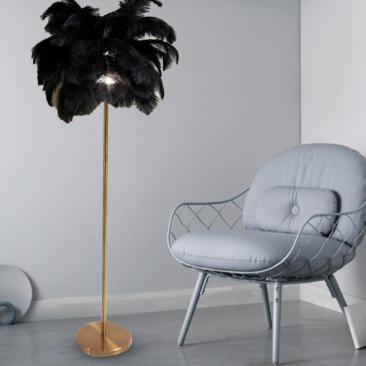 Produktbild Novidarte Straussenfeder-Stehlampe