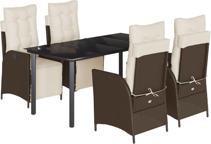 Produktbild vidaXL Garten Essgruppe (160 x 80 x 74 cm)