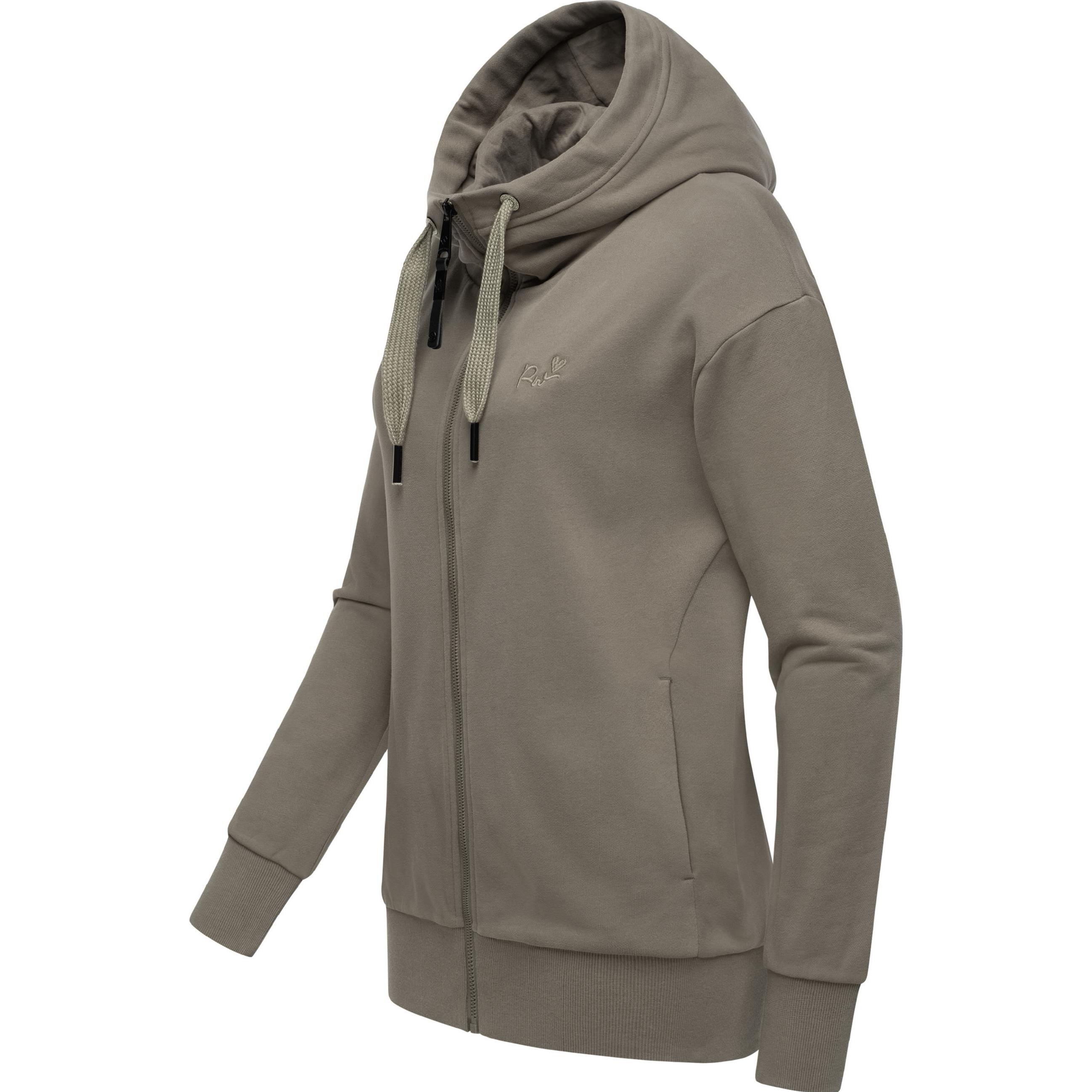 Thumbnail - Ragwear, Damen, Pullover, Yodis Zip, Braun, (4XL)