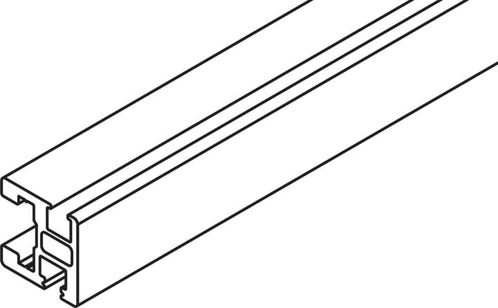 HAWA Profil d.cadre p.verre 2500mm en métal l