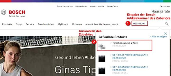 Produktbild Bosch Hausgeräte Hez636000
