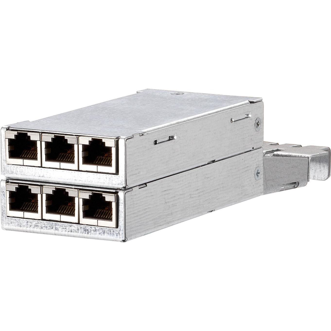 Thumbnail - Metz Connect Patchpanel DCCS Modul C6A MTC6, Server Zubehör, Silber