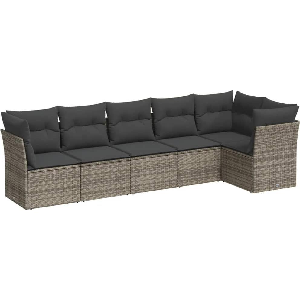 VidaXL, Gartenlounge, 10-tlg. Garten-Lounge-Set mit Kissen