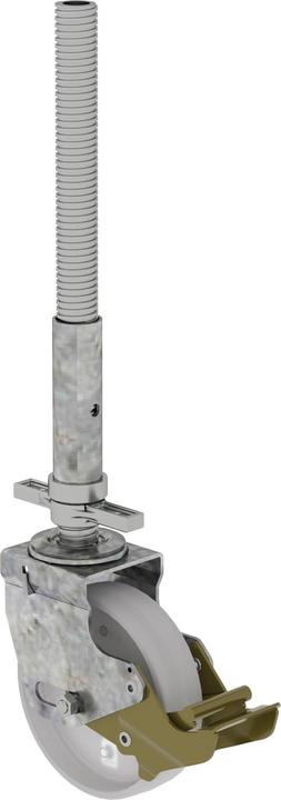 Munk Lenkrolle mit Spindel höhenverstellbar ø 200 mm (Gerüst, 74 cm)