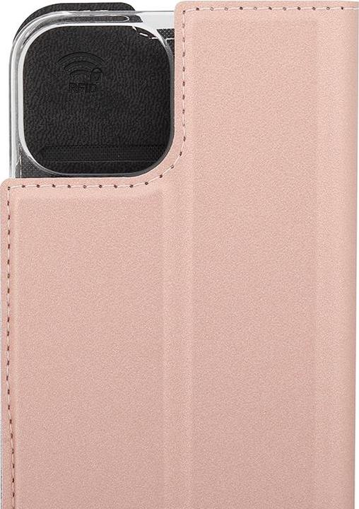 Image du produit Wave BookCase -suojakotelo, iPhone 13 mini, ruusukulta (Apple iPhone 13 mini)