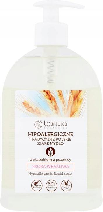 Barwa Hue - Hypoallergenic Traditional Grey Liquid Soap With Z Extract (Flüssigseife, 500 ml)