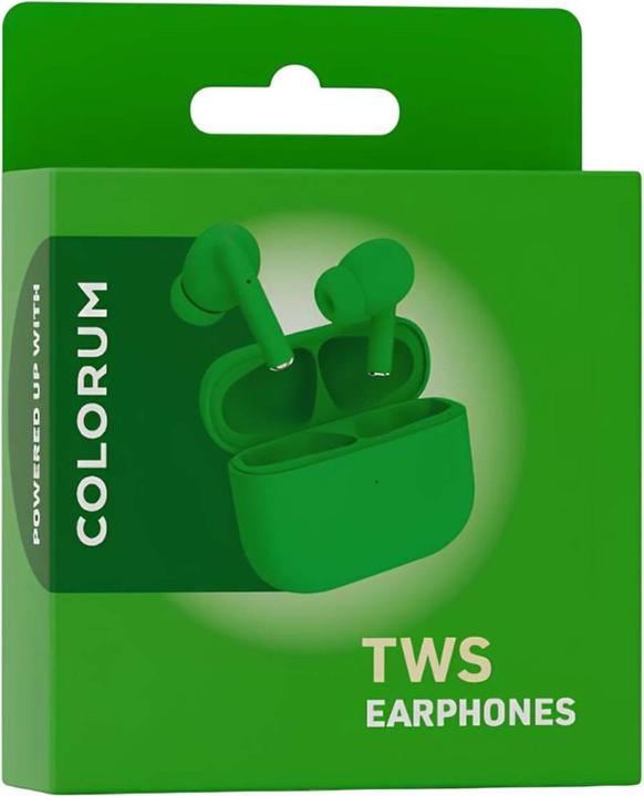 Produktbild Forever COLORUM TWS Bluetooth Kopfhörer CTWS-04 xGreen (Passive Geräuschunterdrückung, 5 h, Kabellos)