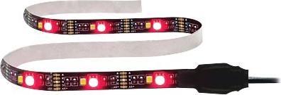 Actual product image Deltaco USB-powered LED loop (RGB, Multicoloured, White, RGBW, 200 cm, Indoor, Outdoor)