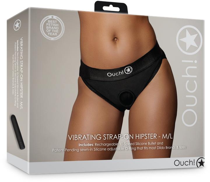 Image du produit Ouch! Vibrating Strap-on Hipster - M/L