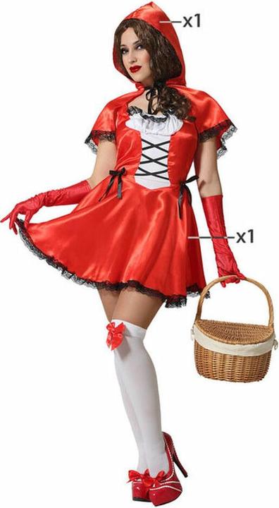Produktbild Carnival Toys Verkleidung Rotkäppchen Bunt (L, M)