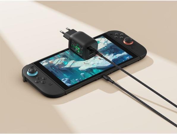 Immagine prodotto Belkin Gaming USB-C Ladegerät 65 Watt, GaN schwarz ENA007kqBK (65 W, 2 porte)